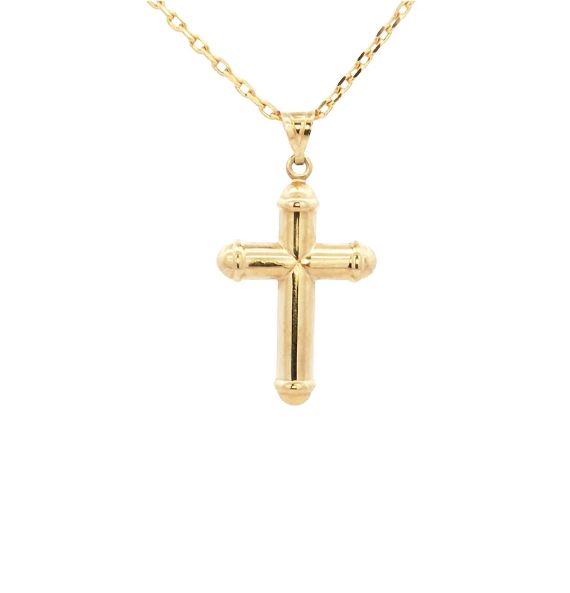 Rounded Cross Pendant - 31MM