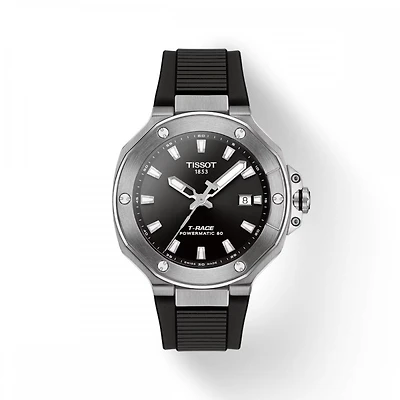 T-Race Powermatic 41MM Black/Steel Watch