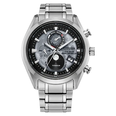 Tsuki-Yomi A-T Moon Phase Titaniumn Watch