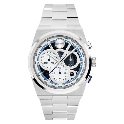 Bold Quest Chronograph Blue Skeleton 40MM Watch