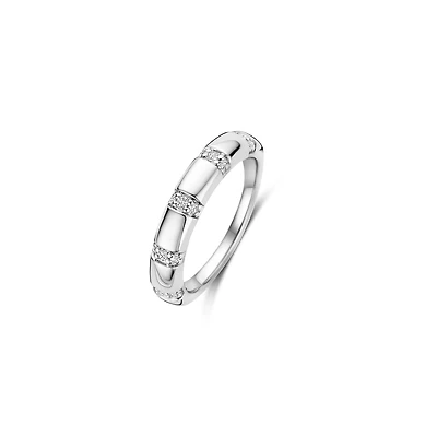 Linework Silver Ring