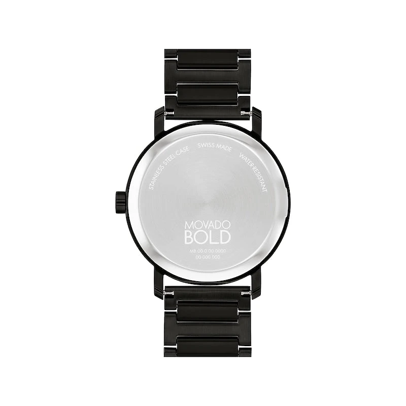 Bold 40mm Black Steel Watch