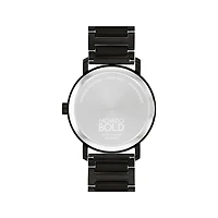 Bold 40mm Black Steel Watch