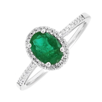 .81ct Emerald and Diamonds Ring