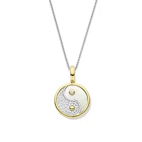 Yin Yang Mother Pearl Necklace