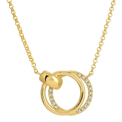 Door Knob Diamonds Necklace