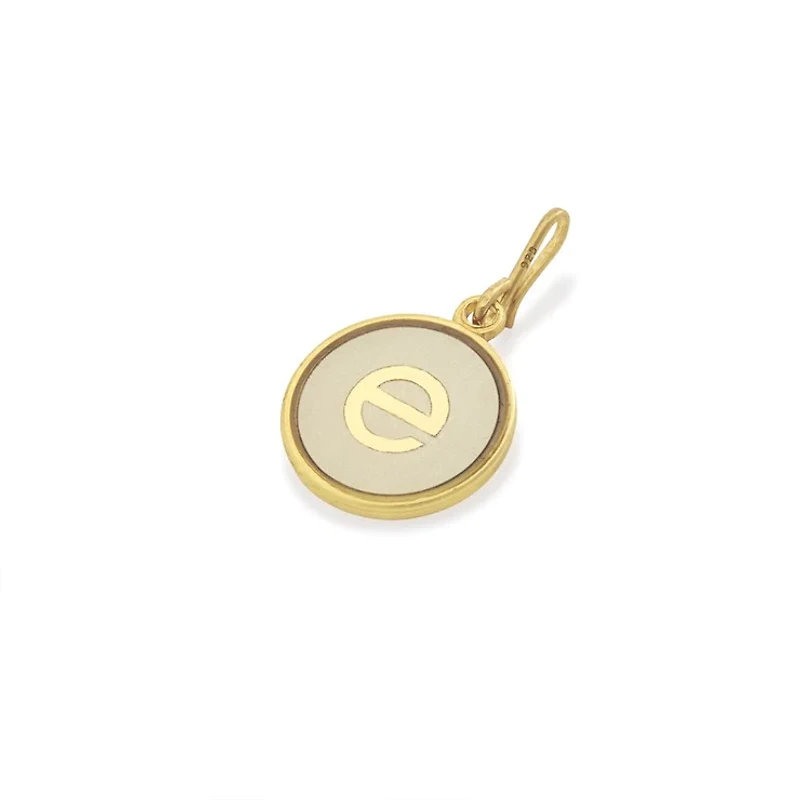 Initial E Golden Charm
