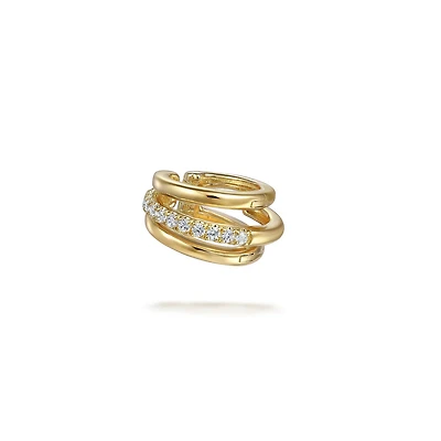 Three Line Diamond Earcuff