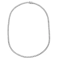 5.03CT Round Cut Diamond Cupcake Set Tennis Necklace