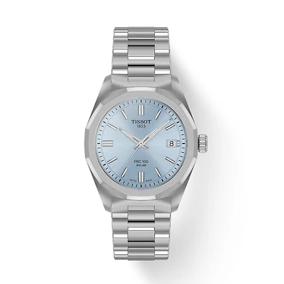 PR100 Solar Quartz Blue Dial Watch