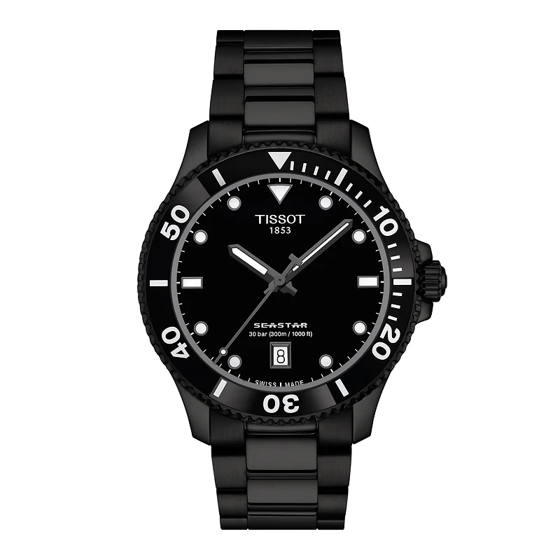 Seastar 1000 Black PVD 40MM Watch