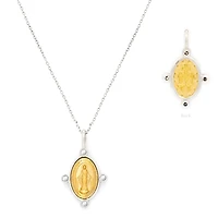 Milagrosa Diamond Corners Necklace 2Tone