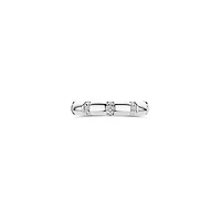 Linework Silver Ring