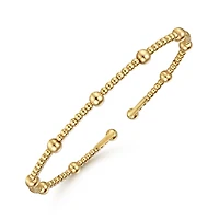 Flexible Beaded Bangle Bracelet