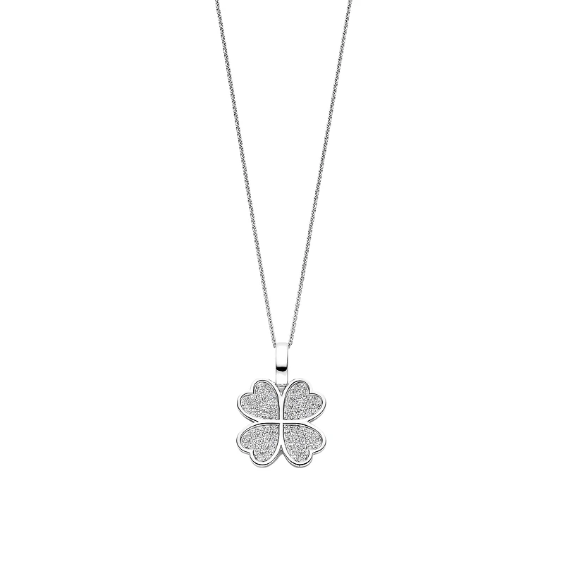 Sparkling Clover Necklace