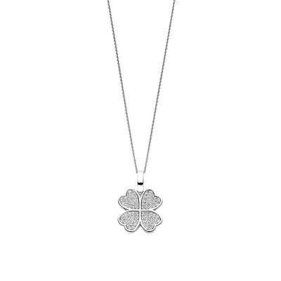 Sparkling Clover Necklace