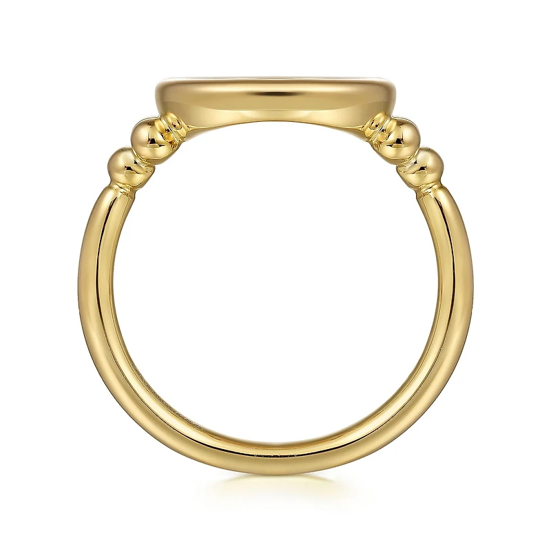 Pave Icon Diamond Ring