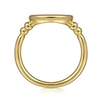 Pave Icon Diamond Ring