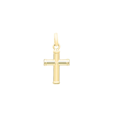 Hollow Tubular Cross Kids Necklace