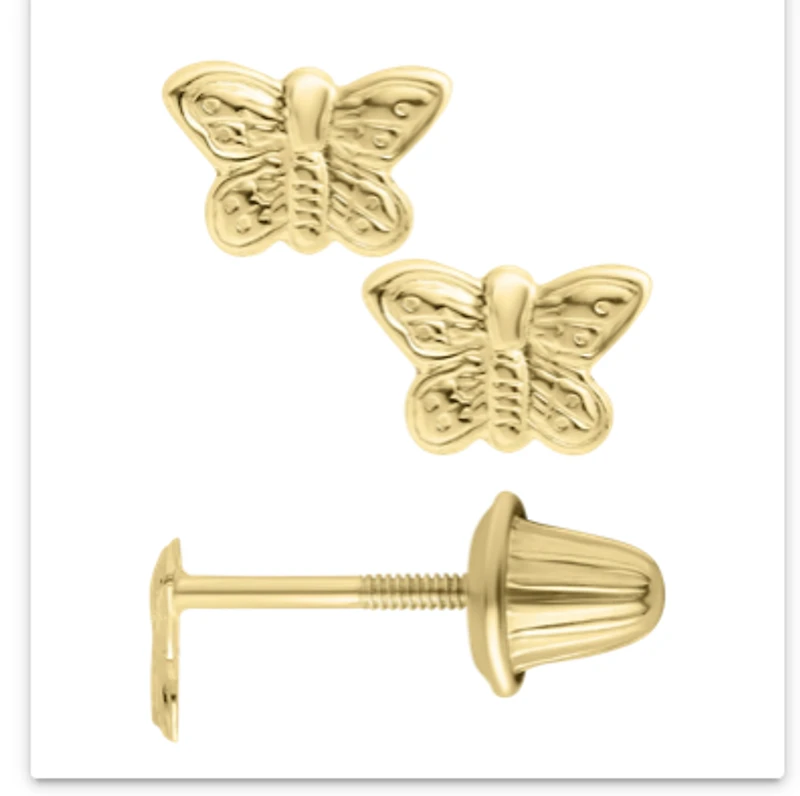 Butterfly Kids Stud Earrings