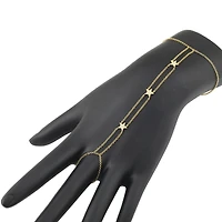 Three Star Diamond Hand Chain