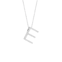 Diamond 11MM Initial Necklace