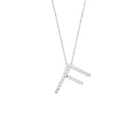 Diamond 11MM Initial Necklace