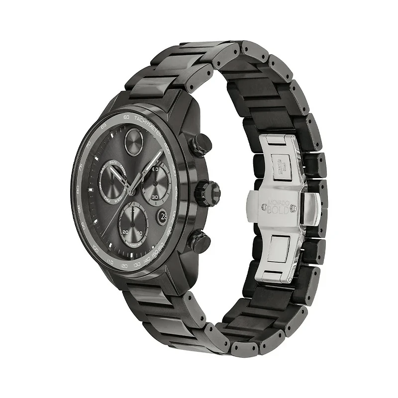 Bold Verso 44MM Gunmetal Watch