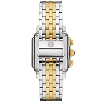 Deco Diamond Black Dial 35MM Chrono Watch