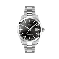 Gentleman Powermatic 38mm Watch with Black Dial