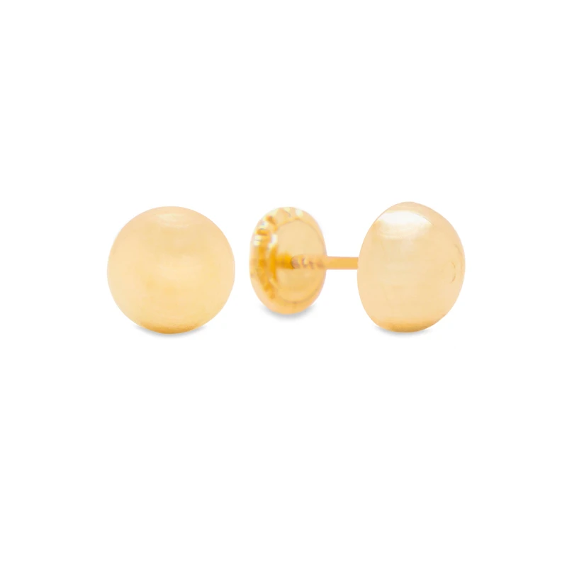 3MM Half Ball Stud Earrings