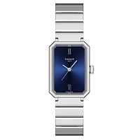 SRV Steel and Blue 30MM Watch