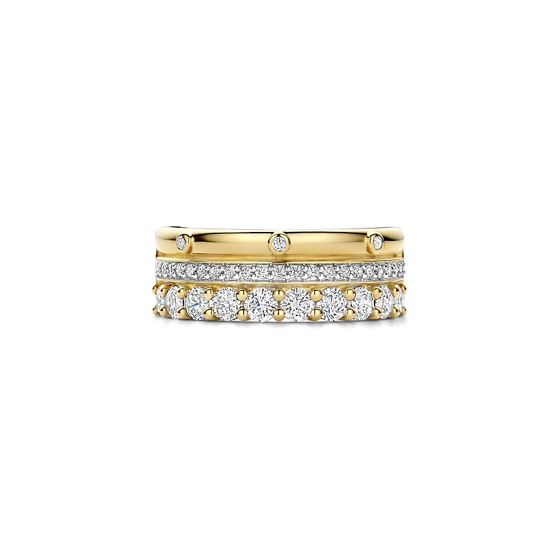 Horizons Three Layer Golden Ring