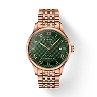 Le Locle Rose Gold PVD with Green Dial 39MM Watch