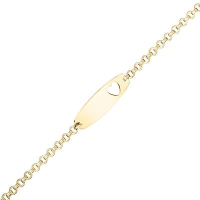 Valentino Heart Cut Out Kids Bracelet