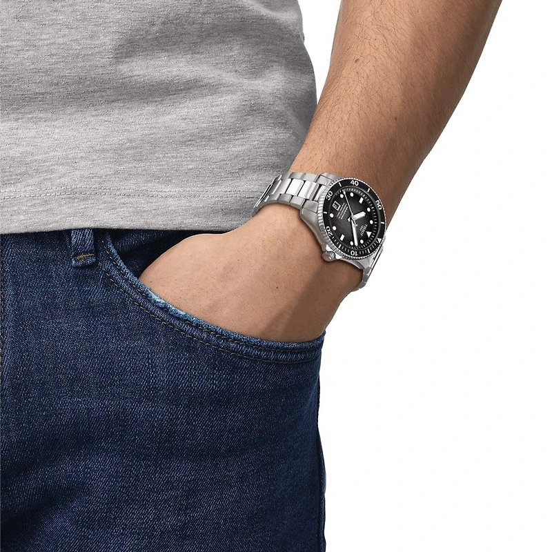 Seastar 1000 Powermatic Black Gradient 40MM Watch