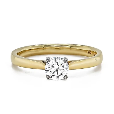 .52CT Round Cut Diamond Gia Certificate Engagement Ring
