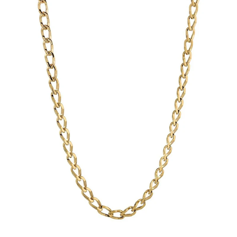 Curb 5.8MM Gold Steel Chain