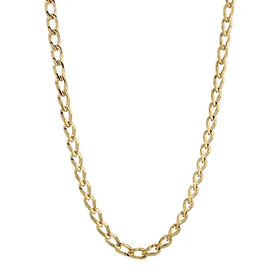 Curb 5.8MM Gold Steel Chain