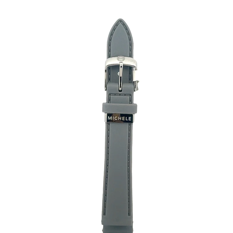 16MM Grey Silicone Strap