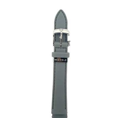 16MM Grey Silicone Strap