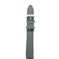 16MM Grey Silicone Strap
