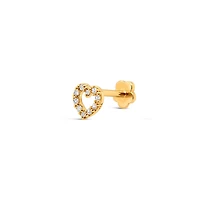 Heart Cartilage Single Earring