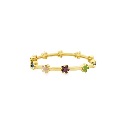 Colurful Flowers Kids Bangle Bracelet