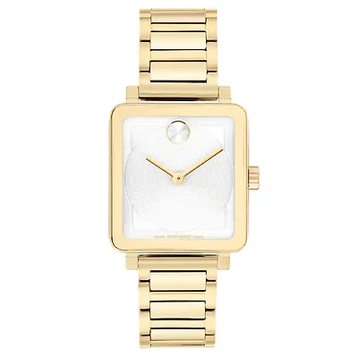 Bold Rectangular Yellow 28MM Watch