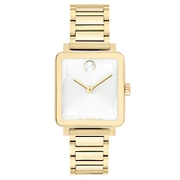 Bold Rectangular Yellow 28MM Watch