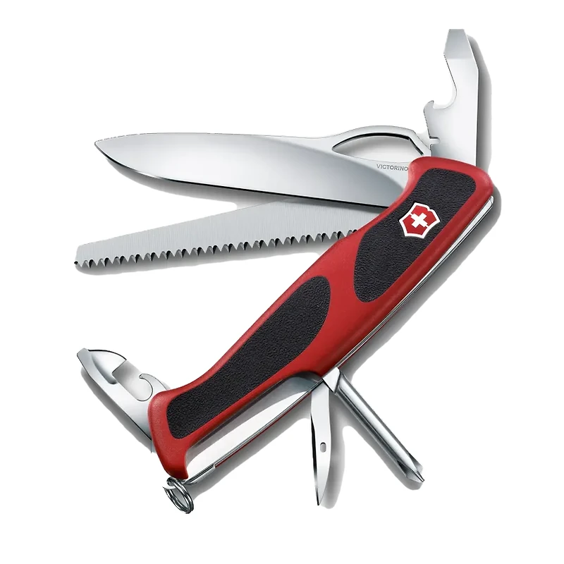 Ranger 78 grip in Red/Black 130MM Knife