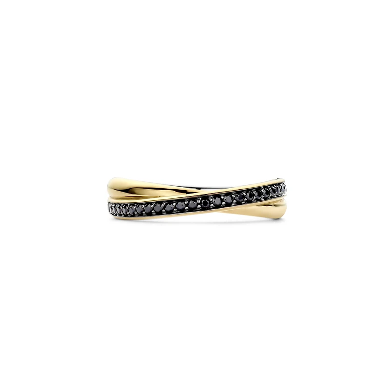 Black Crossover Ring