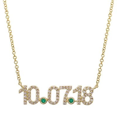 Custom Date Necklace