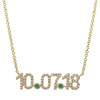 Custom Date Necklace